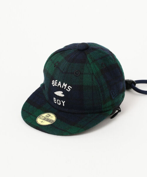BEAMS BOY（ビームスボーイ）の「NEW ERA × BEAMS BOY / 別注 BBロゴ キャップ ポーチ S（ポーチ・レディース・インディゴブルー・ONE SIZE）」の4枚目の写真