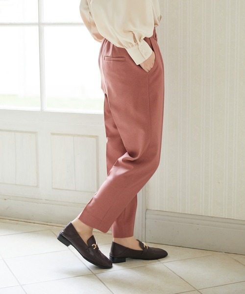 Rewde(ルゥデ)の「テーパードパンツ(1R12-09081)(その他パンツ・レディース・ブラック/グリーン/ライトグレー/モーブ系・S/M/L)」の13枚目の写真