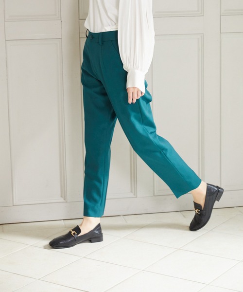 Rewde(ルゥデ)の「テーパードパンツ(1R12-09081)(その他パンツ・レディース・ブラック/グリーン/ライトグレー/モーブ系・S/M/L)」の14枚目の写真