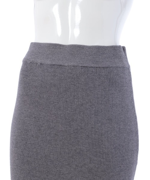 Edit Sheen（エディットシーン）の「リブニットタイトスカート（スカート・レディース・ブラック/グレー・FREE）」の7枚目の写真