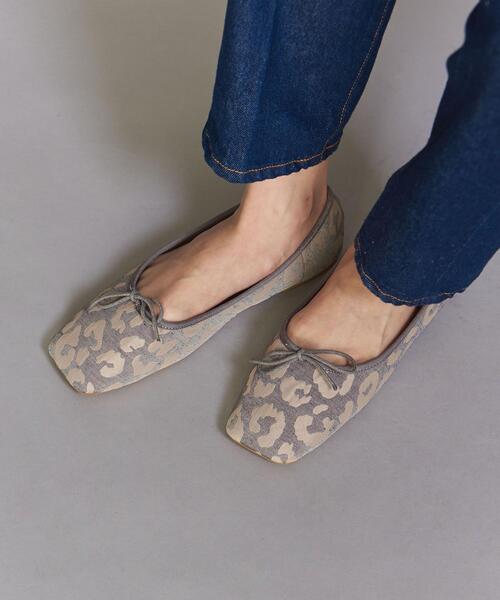 BE-KILLY（ビーキリー）の「＜BE-KILLY＞レオパード バレエシューズ ◆（バレエシューズ・レディース・ブラック/グレー・38/39/36/37）」の2枚目の写真