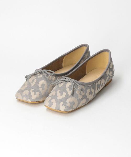 BE-KILLY（ビーキリー）の「＜BE-KILLY＞レオパード バレエシューズ ◆（バレエシューズ・レディース・ブラック/グレー・38/39/36/37）」の6枚目の写真