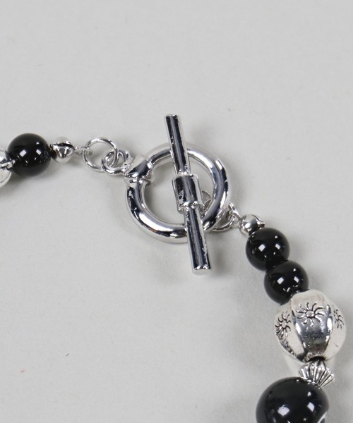 SPINNS（スピンズ）の「ビーズブレスレット（ブレスレット・メンズ・ブルー/ブラック・ONESIZE）」の11枚目の写真