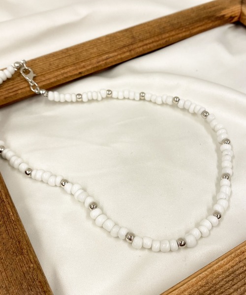 WEGO（ウィゴー）の「WEGO/シンプルビーズネックレス（ネックレス・レディース・ゴールド/シルバー/その他1/その他2・FREE）」の3枚目の写真