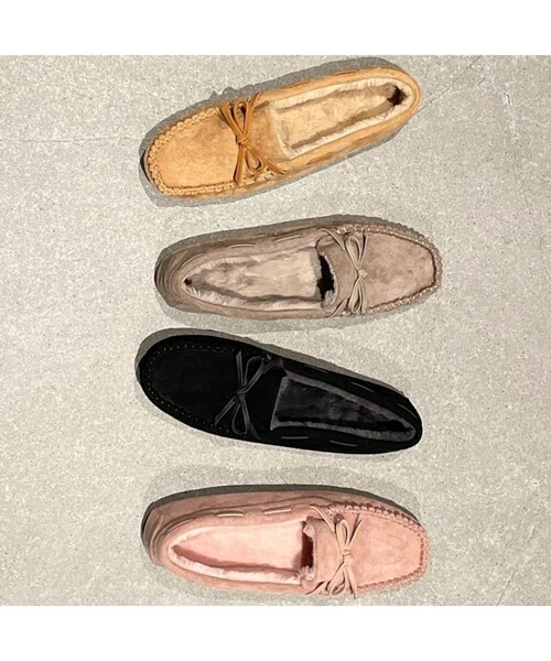 SHOO・LA・RUE（シューラルー）の「◆【テフロン（TM）加工】モカステッチシューズ（その他シューズ・レディース・ブラック/サンドベージュ/ブラウン系/ピンク系/ブルー系5/グレー系4/ライトグリーン系・50/40/35/45/30/25）」の8枚目の写真