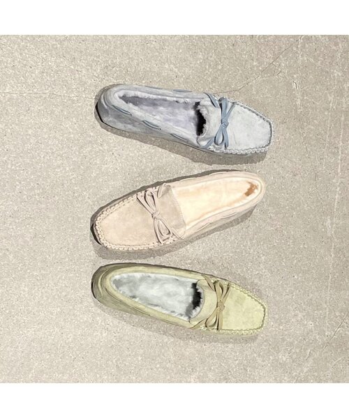 SHOO・LA・RUE（シューラルー）の「◆【テフロン（TM）加工】モカステッチシューズ（その他シューズ・レディース・ブラック/サンドベージュ/ブラウン系/ピンク系/ブルー系5/グレー系4/ライトグリーン系・50/40/35/45/30/25）」の16枚目の写真