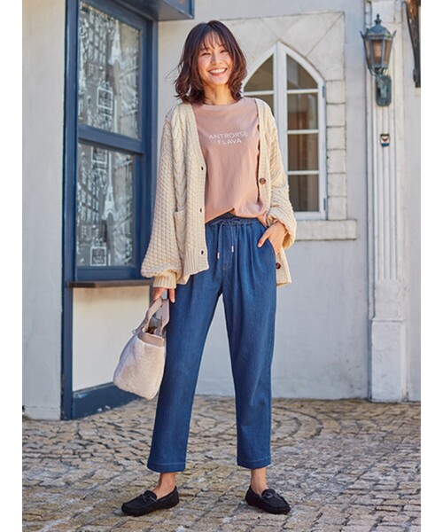 SHOO・LA・RUE（シューラルー）の「◆【テフロン（TM）加工】モカステッチシューズ（その他シューズ・レディース・ブラック/サンドベージュ/ブラウン系/ピンク系/ブルー系5/グレー系4/ライトグリーン系・50/40/35/45/30/25）」の18枚目の写真