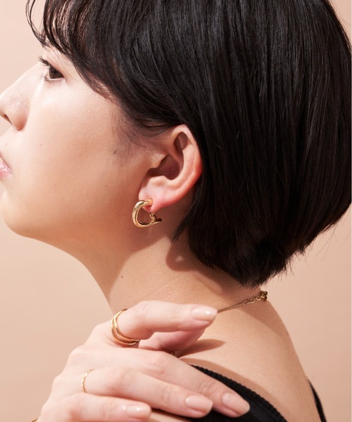 Aunt Marie's（アントマリーズ）の「Ennui Design earring / アンニュイデザインイヤリング（イヤリング・レディース・シルバー/ゴールド・FREE）」の17枚目の写真