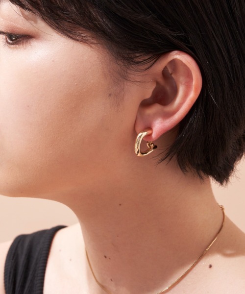 Aunt Marie's（アントマリーズ）の「Ennui Design earring / アンニュイデザインイヤリング（イヤリング・レディース・シルバー/ゴールド・FREE）」の19枚目の写真