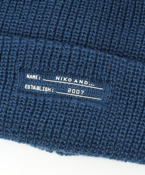 niko and...（ニコアンド）の「プリントニットワッチ（ニットキャップ/ビーニー・メンズ・ブラック/ブラウン/オフホワイト/オリーブ/オレンジ/ブルー・FREE）」の19枚目の写真