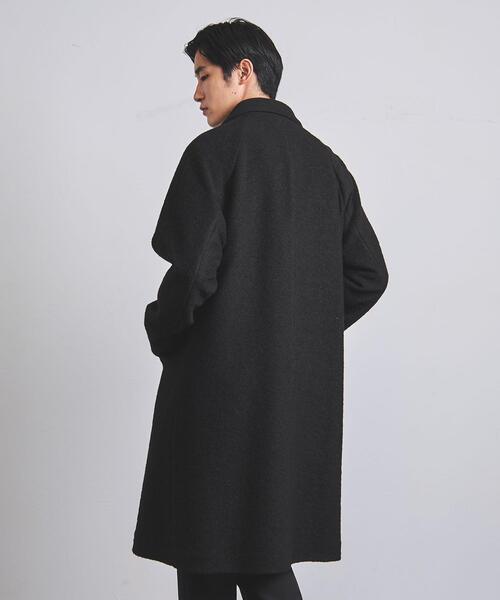 EN ROUTE(アンルート)の「<EN ROUTE(アンルート)> ウール/ポリエステル ジャージー ガウン コート(その他アウター・メンズ・ブラック・1/2/3)」の2枚目の写真
