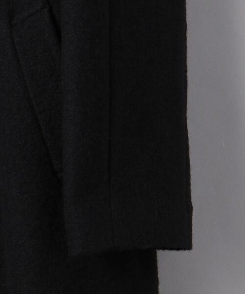 EN ROUTE(アンルート)の「<EN ROUTE(アンルート)> ウール/ポリエステル ジャージー ガウン コート(その他アウター・メンズ・ブラック・1/2/3)」の9枚目の写真