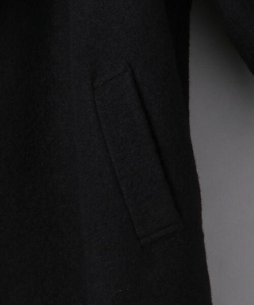EN ROUTE(アンルート)の「<EN ROUTE(アンルート)> ウール/ポリエステル ジャージー ガウン コート(その他アウター・メンズ・ブラック・1/2/3)」の11枚目の写真