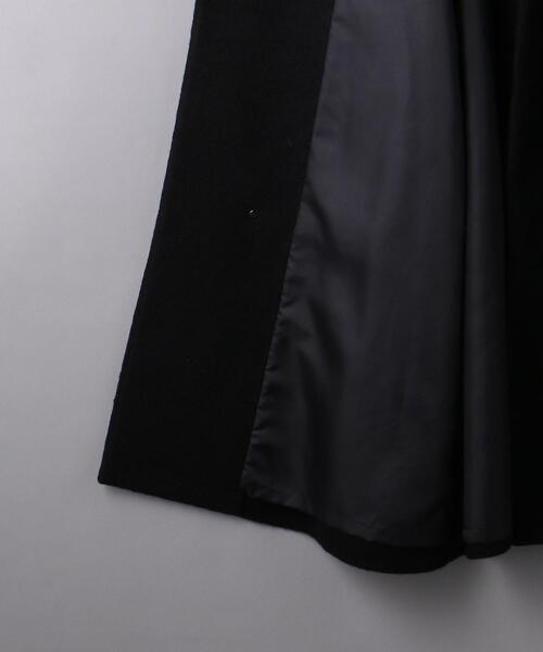 EN ROUTE(アンルート)の「<EN ROUTE(アンルート)> ウール/ポリエステル ジャージー ガウン コート(その他アウター・メンズ・ブラック・1/2/3)」の13枚目の写真