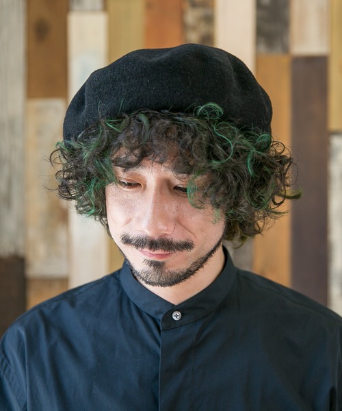 無(ム)の「BASQUE BIG BERET 【バスクビッグベレー】(ハンチング/ベレー帽・レディース・チャコールグレー/ブラウン/ブラック・FREE)」の2枚目の写真