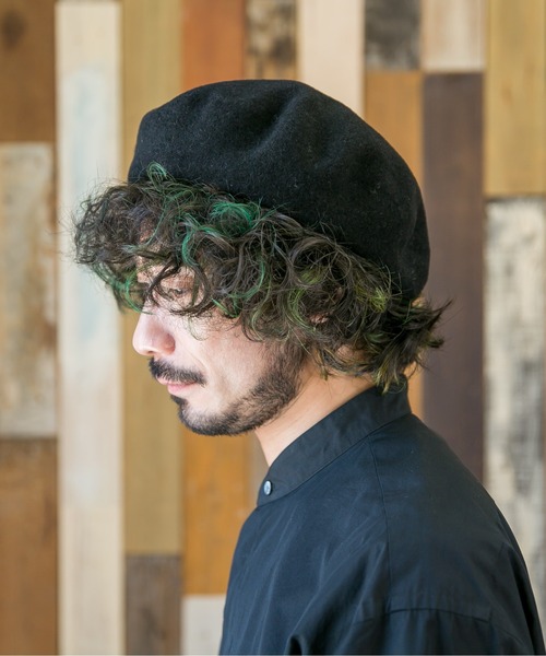 無(ム)の「BASQUE BIG BERET 【バスクビッグベレー】(ハンチング/ベレー帽・レディース・チャコールグレー/ブラウン/ブラック・FREE)」の11枚目の写真