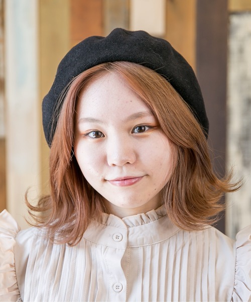 無(ム)の「BASQUE BIG BERET 【バスクビッグベレー】(ハンチング/ベレー帽・レディース・チャコールグレー/ブラウン/ブラック・FREE)」の5枚目の写真