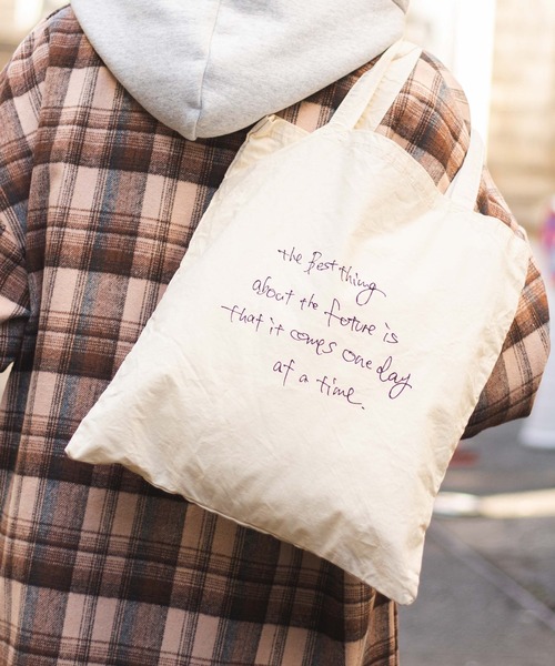 WEGO（ウィゴー）の「WEGO/グラフィックウォッシュトート（トートバッグ・メンズ・その他1/その他2/その他3/その他4/その他5/その他6・FREE）」の2枚目の写真