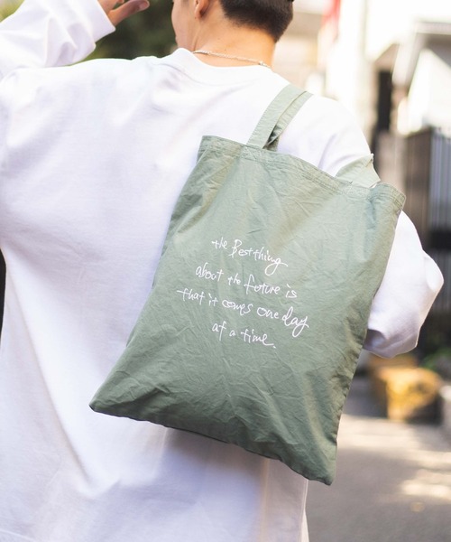 WEGO（ウィゴー）の「WEGO/グラフィックウォッシュトート（トートバッグ・メンズ・その他1/その他2/その他3/その他4/その他5/その他6・FREE）」の3枚目の写真