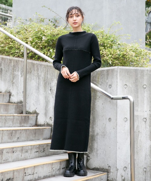 A part by（アパートバイ）の「ハイショクリブニットワンピース 258729