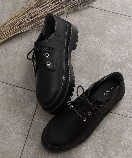 Honeys（ハニーズ）の「スカラップマニッシュ（その他シューズ・レディース・ブラック系その他/ブラック系その他2・LL/S/M/L）」の4枚目の写真