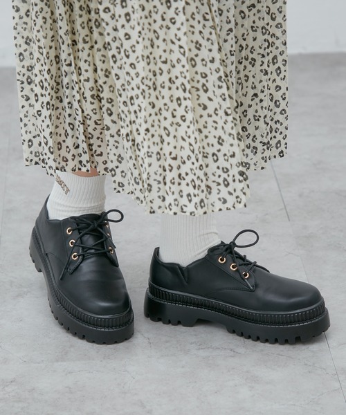 Honeys（ハニーズ）の「スカラップマニッシュ（その他シューズ・レディース・ブラック系その他/ブラック系その他2・LL/S/M/L）」の5枚目の写真