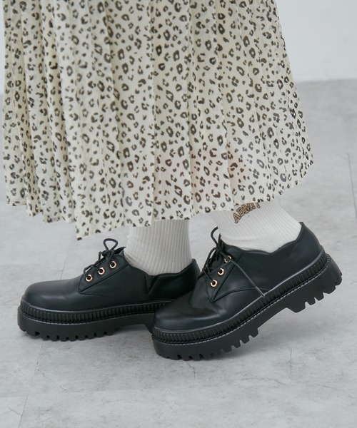 Honeys（ハニーズ）の「スカラップマニッシュ（その他シューズ・レディース・ブラック系その他/ブラック系その他2・LL/S/M/L）」の6枚目の写真