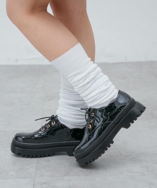 Honeys（ハニーズ）の「スカラップマニッシュ（その他シューズ・レディース・ブラック系その他/ブラック系その他2・LL/S/M/L）」の11枚目の写真