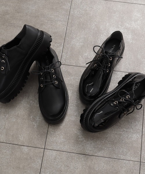 Honeys（ハニーズ）の「スカラップマニッシュ（その他シューズ・レディース・ブラック系その他/ブラック系その他2・LL/S/M/L）」の14枚目の写真