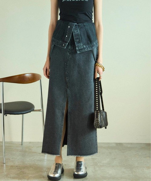 新品未使用 ZW デタッチャブルデニムワンピース ✕MAISON SPECIAL ZW デタッチャブルデニムワンピース ✕ MAISON SPECIAL