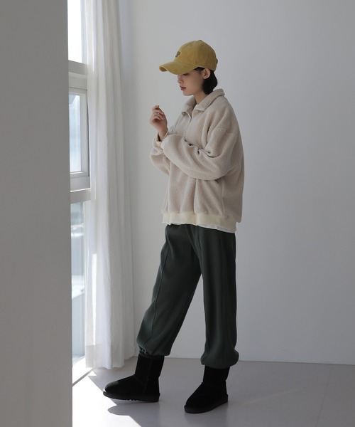 UNE MANSION（ユヌマンション）の「コーデュロイ P キャップ帽子（キャップ・レディース・ホワイト/ブラック/ブラウン/レッド/イエロー・ONE SIZE）」の19枚目の写真