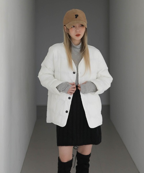 UNE MANSION（ユヌマンション）の「コーデュロイ P キャップ帽子（キャップ・レディース・ホワイト/ブラック/ブラウン/レッド/イエロー・ONE SIZE）」の22枚目の写真