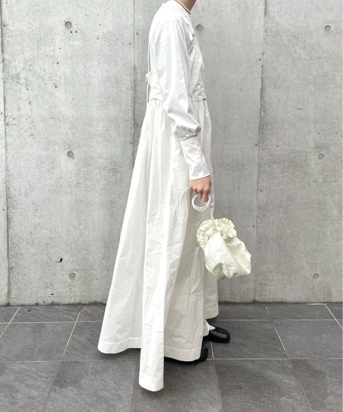 PERNA（ペルナ）の「パフスリーブカットソー（Tシャツ/カットソー・レディース・ベージュ/ブラック/ホワイト・FREE）」の11枚目の写真