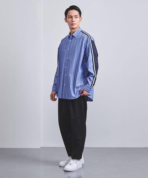 EN ROUTE（アンルート）の「＜EN ROUTE（アンルート）＞ ブロード×タフタ テープ レギュラーシャツ（シャツ/ブラウス・メンズ・その他1/コバルトブルー・1/2/3）」の4枚目の写真