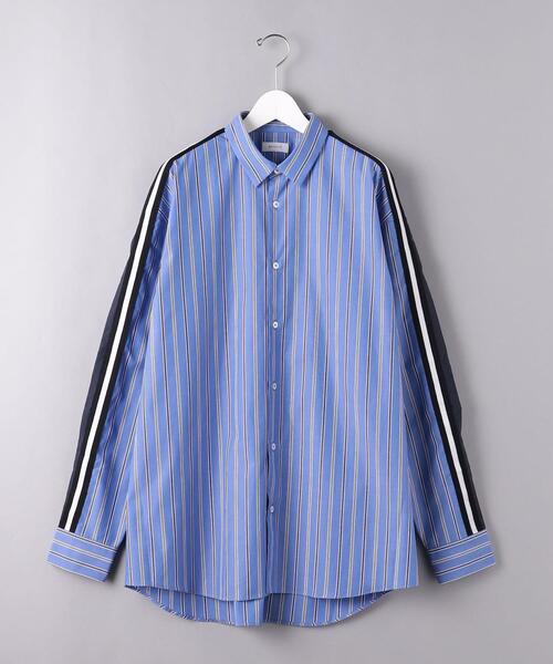 EN ROUTE（アンルート）の「＜EN ROUTE（アンルート）＞ ブロード×タフタ テープ レギュラーシャツ（シャツ/ブラウス・メンズ・その他1/コバルトブルー・1/2/3）」の7枚目の写真