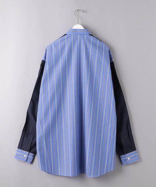 EN ROUTE（アンルート）の「＜EN ROUTE（アンルート）＞ ブロード×タフタ テープ レギュラーシャツ（シャツ/ブラウス・メンズ・その他1/コバルトブルー・1/2/3）」の8枚目の写真