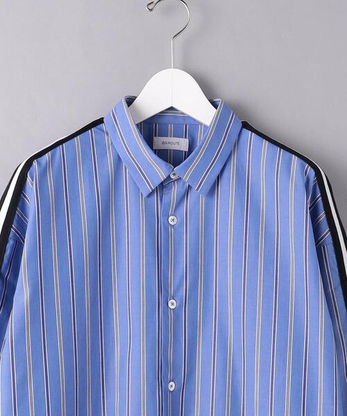 EN ROUTE（アンルート）の「＜EN ROUTE（アンルート）＞ ブロード×タフタ テープ レギュラーシャツ（シャツ/ブラウス・メンズ・その他1/コバルトブルー・1/2/3）」の3枚目の写真