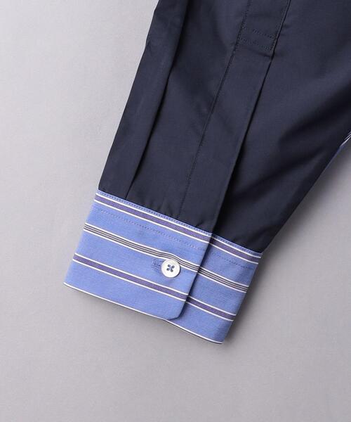 EN ROUTE（アンルート）の「＜EN ROUTE（アンルート）＞ ブロード×タフタ テープ レギュラーシャツ（シャツ/ブラウス・メンズ・その他1/コバルトブルー・1/2/3）」の14枚目の写真