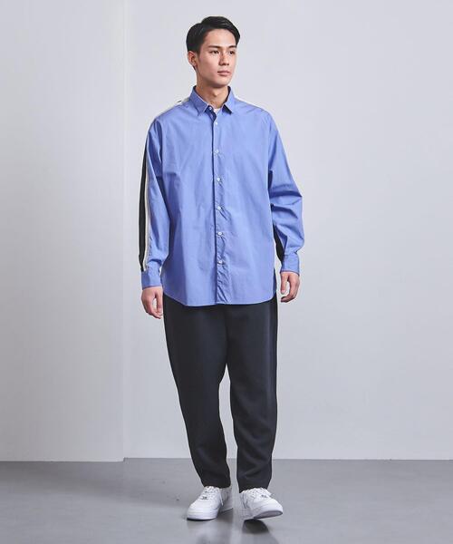 EN ROUTE（アンルート）の「＜EN ROUTE（アンルート）＞ ブロード×タフタ テープ レギュラーシャツ（シャツ/ブラウス・メンズ・その他1/コバルトブルー・1/2/3）」の16枚目の写真