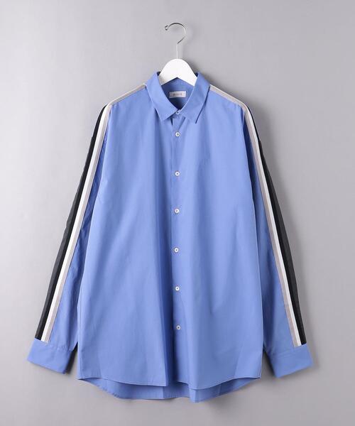 EN ROUTE（アンルート）の「＜EN ROUTE（アンルート）＞ ブロード×タフタ テープ レギュラーシャツ（シャツ/ブラウス・メンズ・その他1/コバルトブルー・1/2/3）」の18枚目の写真