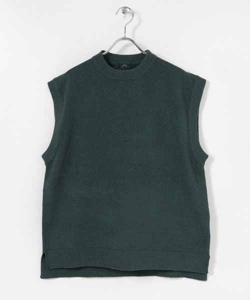 ITEMS URBANRESEARCH(アイテムズ アーバンリサーチ)の「マシンウォッシャブル ブークレニットベスト(ニット/セーター・メンズ・ブラウン/グリーン/ブラック・LARGE/MEDIUM)」の18枚目の写真