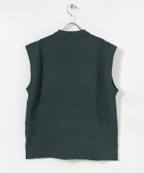 ITEMS URBANRESEARCH(アイテムズ アーバンリサーチ)の「マシンウォッシャブル ブークレニットベスト(ニット/セーター・メンズ・ブラウン/グリーン/ブラック・LARGE/MEDIUM)」の19枚目の写真