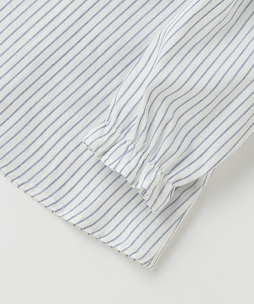 petit main（プティマイン）の「衿フリルブラウス（シャツ/ブラウス・キッズ・アイボリー/ブルー・120cm/110cm/130cm/100cm/80ｃｍ/90cm）」の7枚目の写真