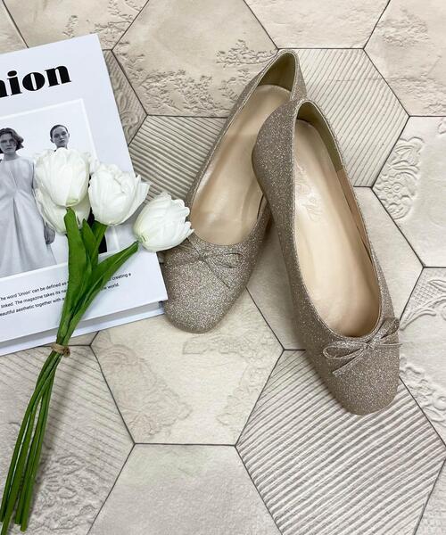 INGNI（イング）の「リボンパンプス（パンプス・レディース・ブラック/ゴールド・M/L）」の12枚目の写真