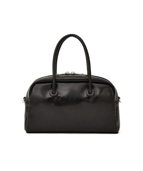 ADAM ET ROPE'（アダムエロペ）の「【一部直営店舗・WEB限定】ラウンドボストンバッグ（ボストンバッグ・レディース・ホワイト/ブラック/イエロー・FREE）」の14枚目の写真