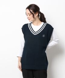 ANDGEEBEE | UNISEX ラインニットベスト(ベスト)