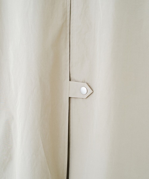 haco!（ハコ）の「今こそ見直す春の定番！カジュアルさと大人っぽさの共存を図る！　軽やかに羽織ってかっこいいステンカラーコートby who made me（ステンカラーコート・レディース・ベージュ・SMALL/MEDIUM/LARGE/X-LARGE）」の21枚目の写真