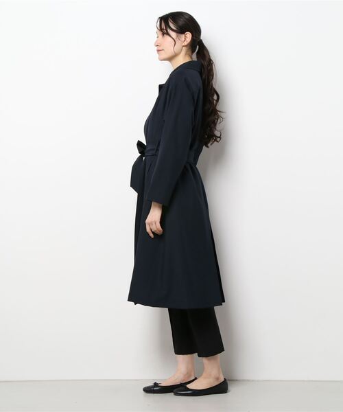 ADAM ET ROPE'（アダムエロペ）の「【アウトレット店舗・WEB限定】ボックスプリーツトレンチコート（トレンチコート・レディース・ベージュ/ネイビー・FREE）」の5枚目の写真