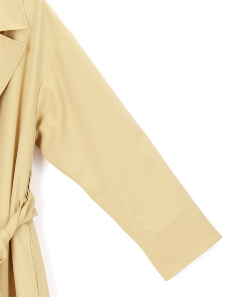 ADAM ET ROPE'（アダムエロペ）の「【アウトレット店舗・WEB限定】ボックスプリーツトレンチコート（トレンチコート・レディース・ベージュ/ネイビー・FREE）」の13枚目の写真