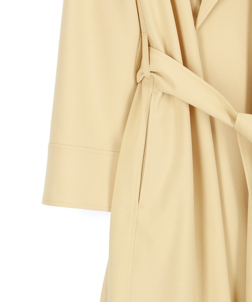 ADAM ET ROPE'（アダムエロペ）の「【アウトレット店舗・WEB限定】ボックスプリーツトレンチコート（トレンチコート・レディース・ベージュ/ネイビー・FREE）」の14枚目の写真
